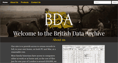 Desktop Screenshot of britishdataarchive.com