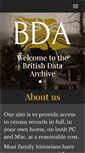 Mobile Screenshot of britishdataarchive.com