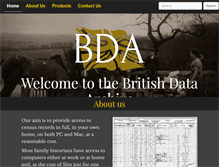 Tablet Screenshot of britishdataarchive.com